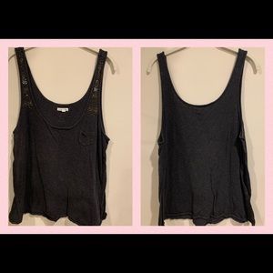 American Eagle tank top with beaded details.